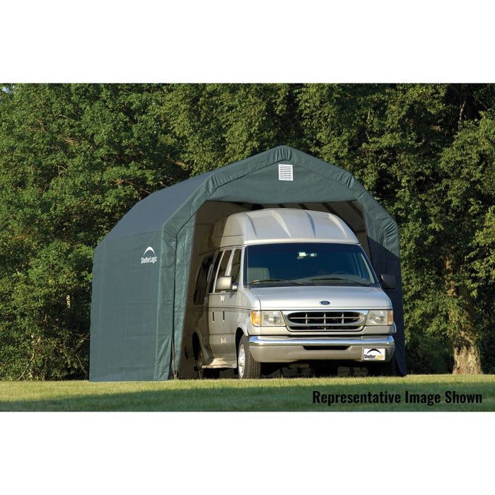 ShelterLogic | ShelterCoat 12 x 28 ft. Garage Barn Gray STD