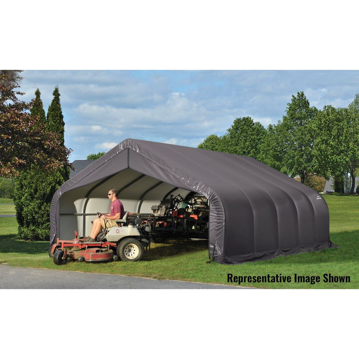 ShelterLogic | ShelterCoat 18 x 24 ft. Garage Peak Gray STD