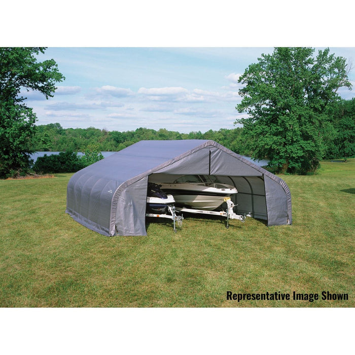 ShelterLogic | ShelterCoat 22 x 28 ft. Garage Peak Gray STD