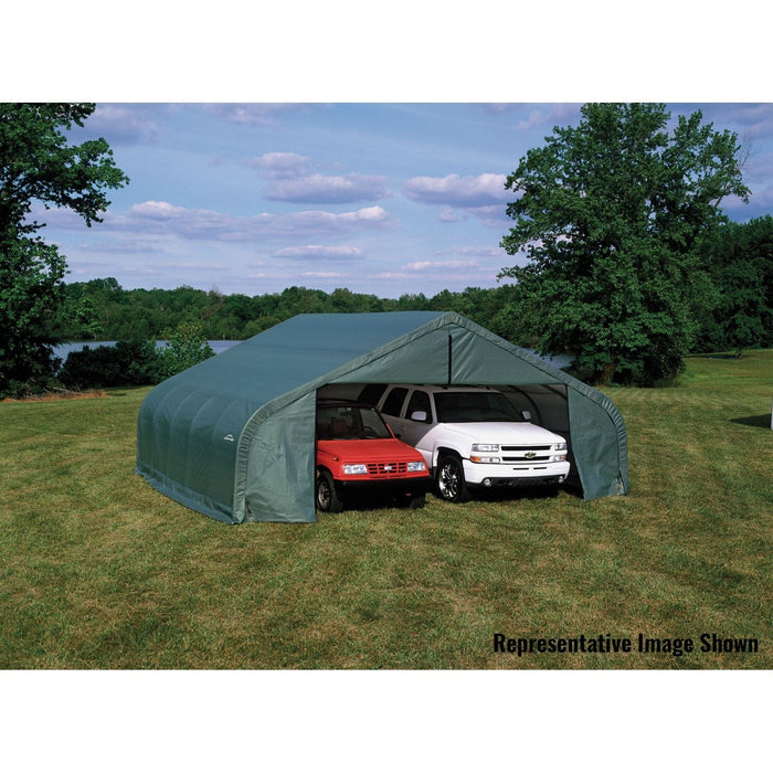 ShelterLogic | ShelterCoat 22 x 28 ft. Garage Peak Green STD