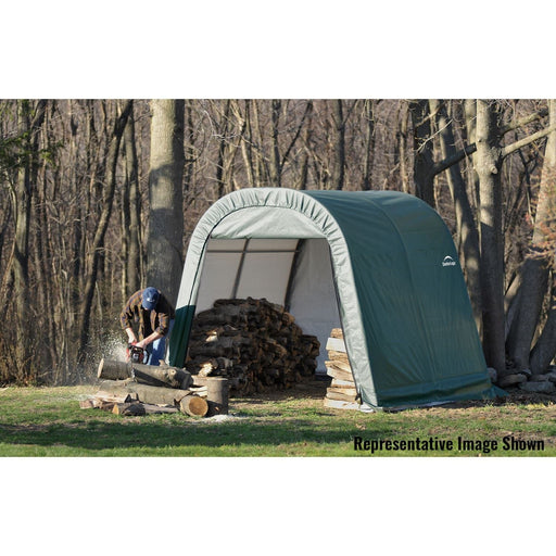 ShelterLogic | ShelterCoat 10 x 12 ft. Wind and Snow Rated Garage Round Green STD