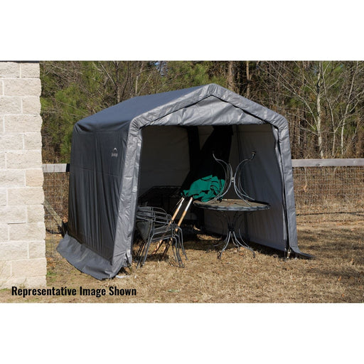 ShelterLogic | ShelterCoat 11 x 12 ft. Wind and Snow Rated Garage Round Gray STD