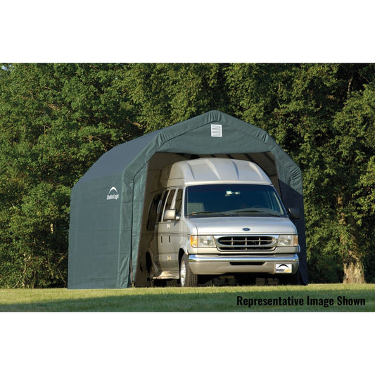 ShelterLogic | ShelterCoat 12 x 24 x 11 ft. Garage Barn Green STD - 90154