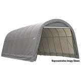 ShelterLogic | ShelterCoat 15 x 28 ft. Wind and Snow Rated Garage Round Gray STD