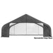 ShelterLogic | ShelterCoat 28 x 20 x 16 ft. Garage Peak Gray STD