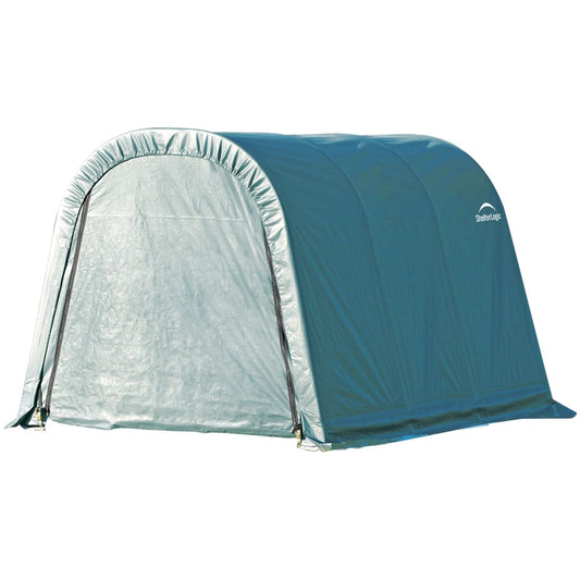 ShelterLogic | ShelterCoat 8 x 16 ft. Wind and Snow Rated Garage Round Green STD - 76824
