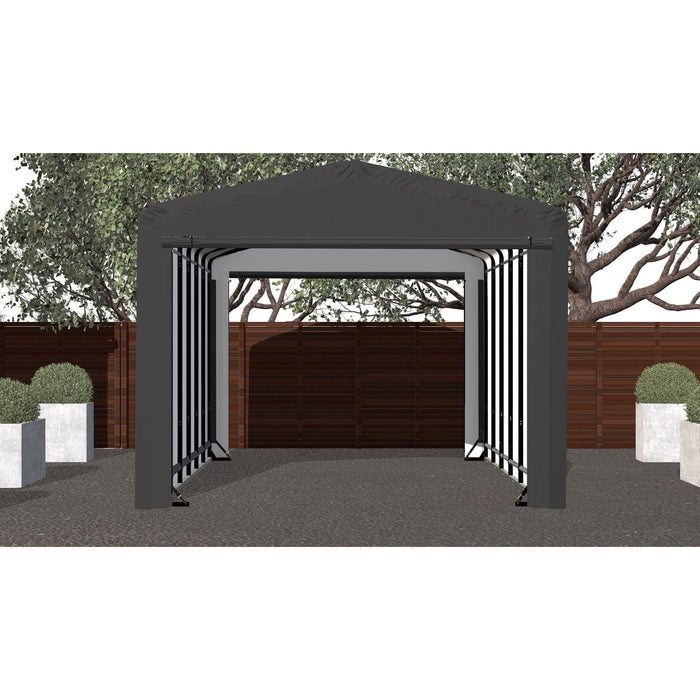 ShelterLogic | ShelterTube Wind and Snow-Load Rated Garage 12x27x10 Gray