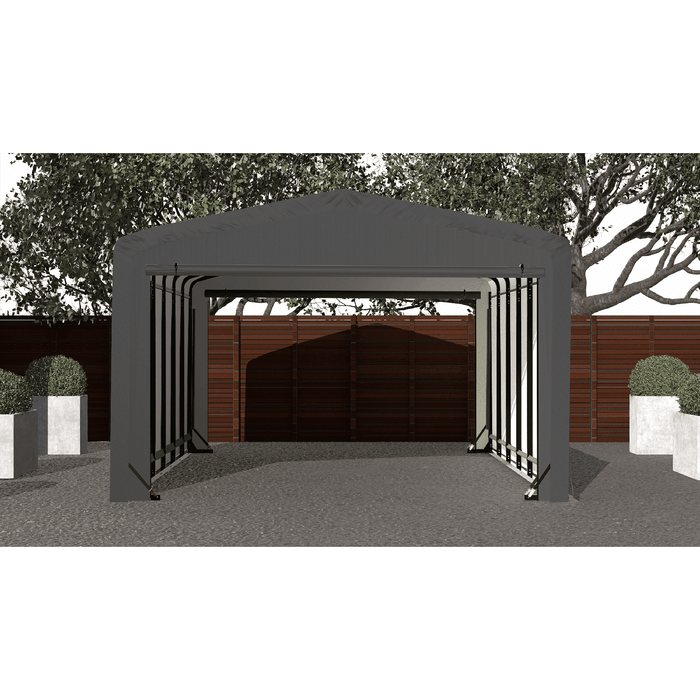 ShelterLogic | ShelterTube Wind and Snow-Load Rated Garage 12x27x8 Gray