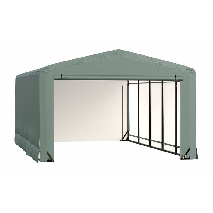 ShelterLogic | ShelterTube Wind and Snow-Load Rated Garage 12x27x8 Green