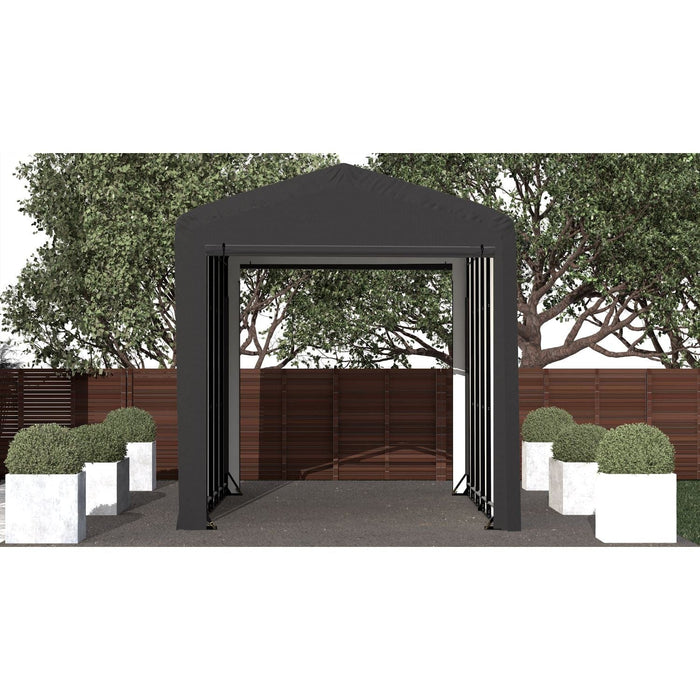 ShelterLogic | ShelterTube Wind and Snow-Load Rated Garage 14x27x16 Gray