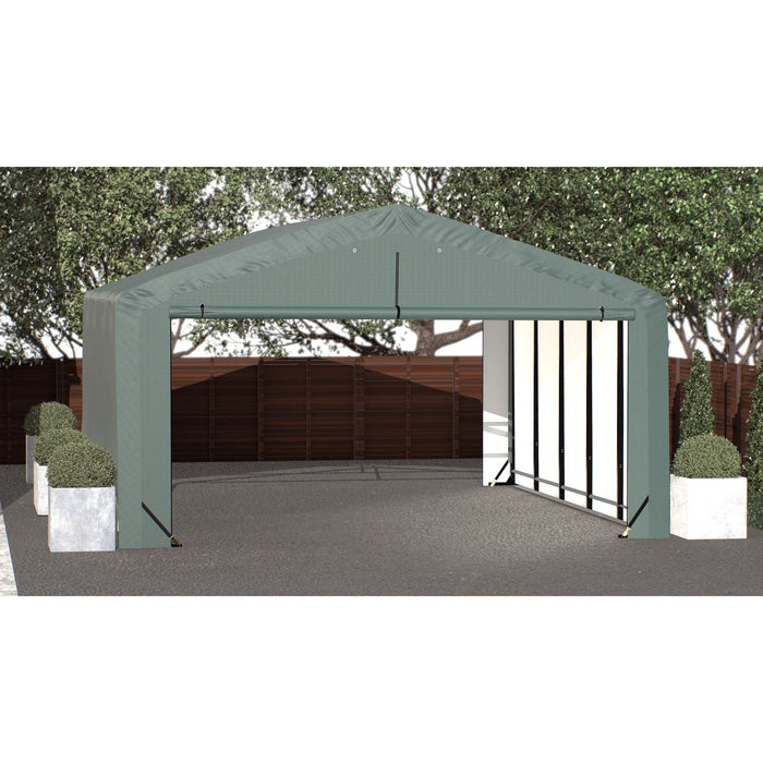 ShelterLogic | ShelterTube Wind and Snow-Load Rated Garage 20x23x12 Green