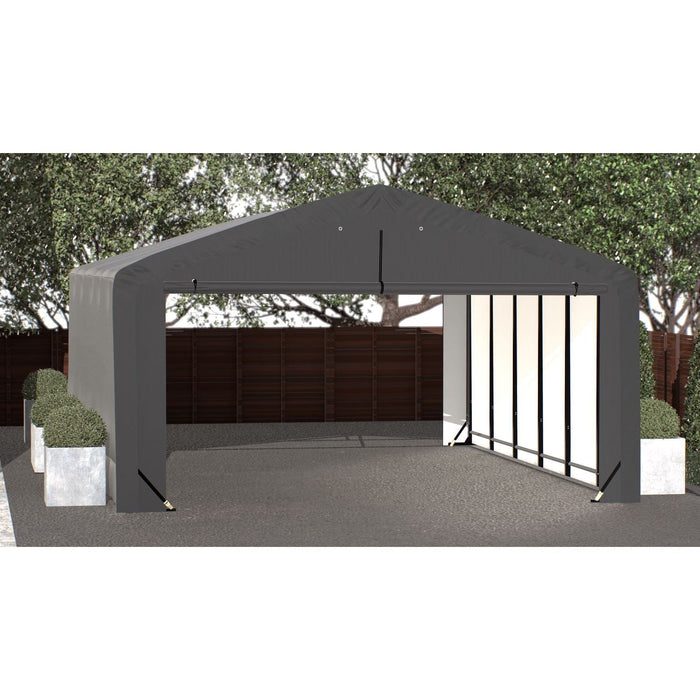 ShelterLogic | ShelterTube Wind and Snow-Load Rated Garage 20x32x10 Gray