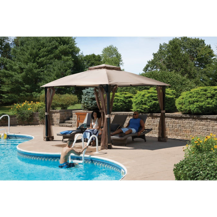 ShelterLogic | Cypress Gazebo 10x12 Bronze