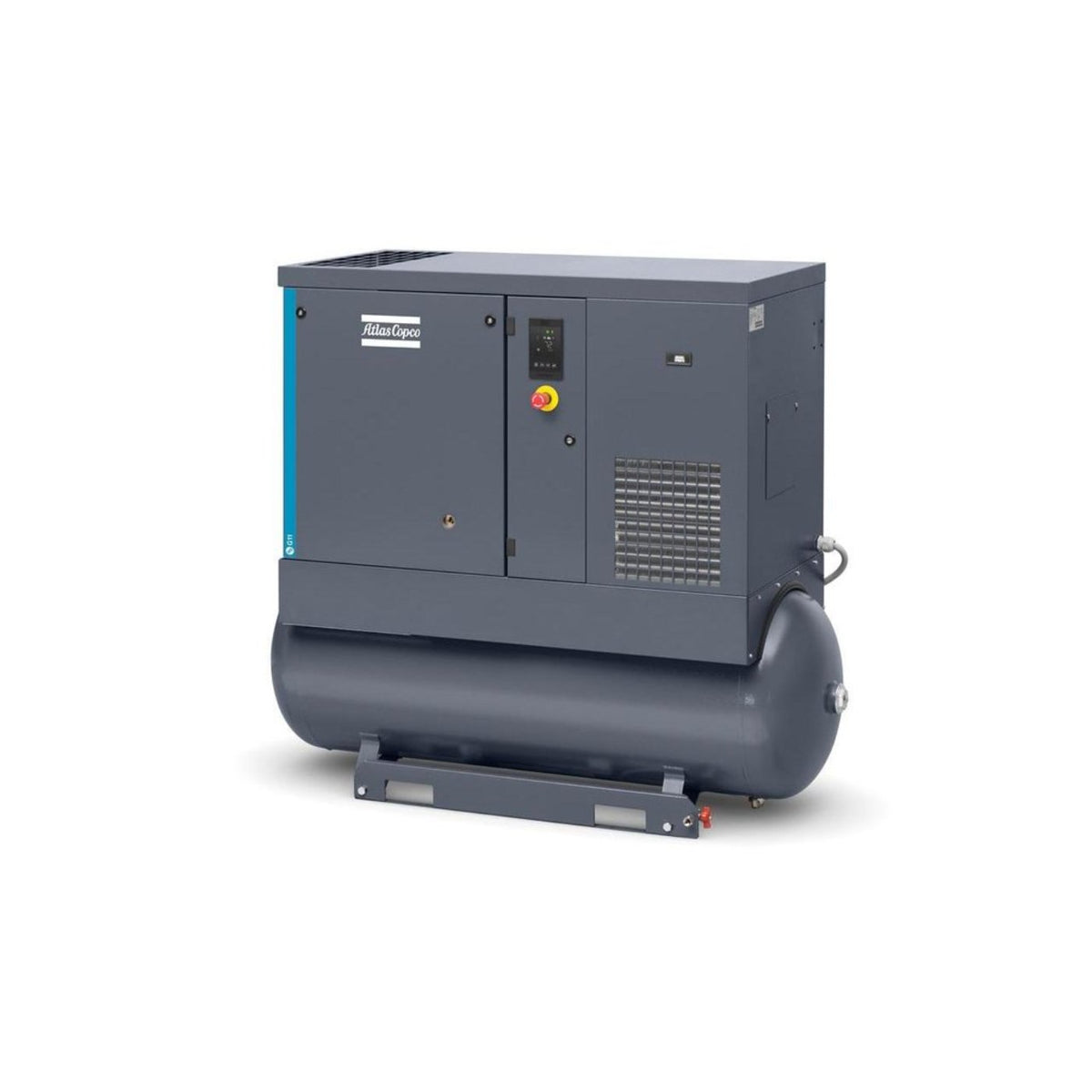 Atlas Copco 15HP, 62.8 CFM, G11 Rotary Screw Air Compressor 208-230/460V - G11-125 FF 208-230/460