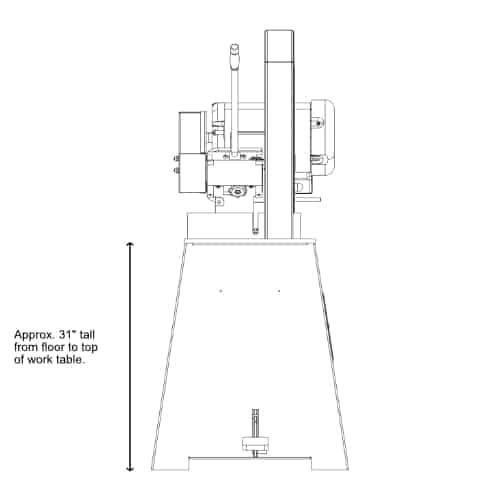 Kalamazoo Industries 20 Inch Industrial Abrasive Chop Saw, 15hp - K20SSF