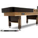 Grand Hudson Shuffleboard Table 9'-22' with Stain Options