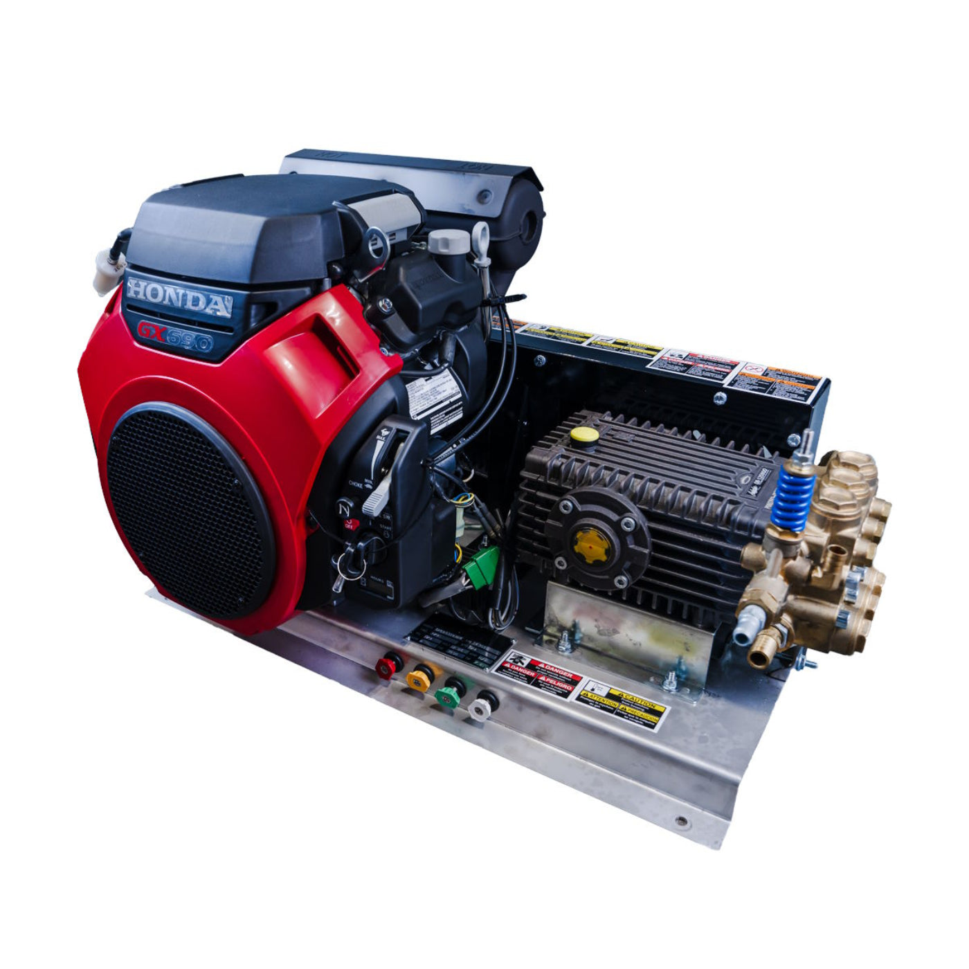 CleanFreak Skid Mount Honda GX690 Engine w/ 8.0 GPM General Pump Pressure Washer (Gas) - 3,500 PSI - WET-ACF4-1000