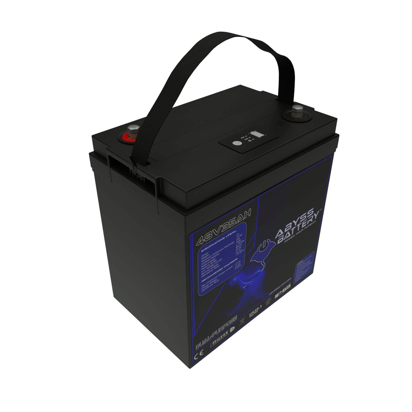 Abyss Battery 48V 35Ah GC2 Lithium Golf Cart Battery - AB-48V35-BT