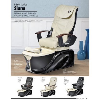 Pibbs Siena Pipeless Pedicure Spa With Shiatsu Massage Pibbs - PIB-PS-60