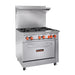 Sierra SR-2B-24G-36 Gas Range with Griddle