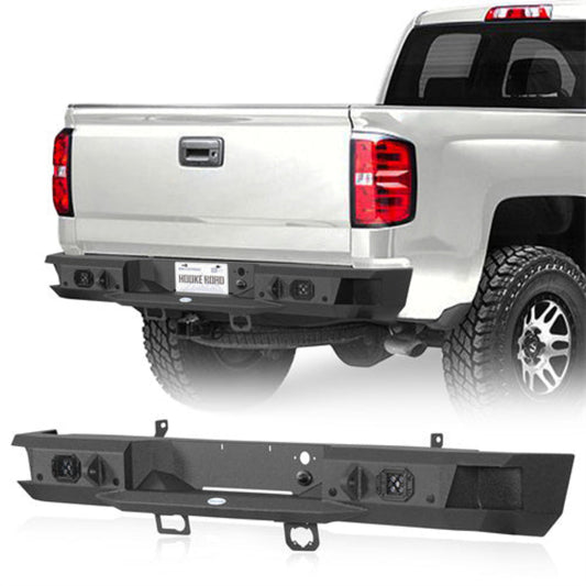 Hooke Road Rear Bumper (07-18 Chevy Silverado 1500) - HE.9036