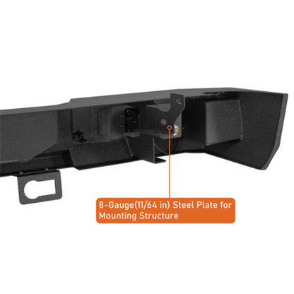 Hooke Road Rear Bumper (07-18 Chevy Silverado 1500) - HE.9036