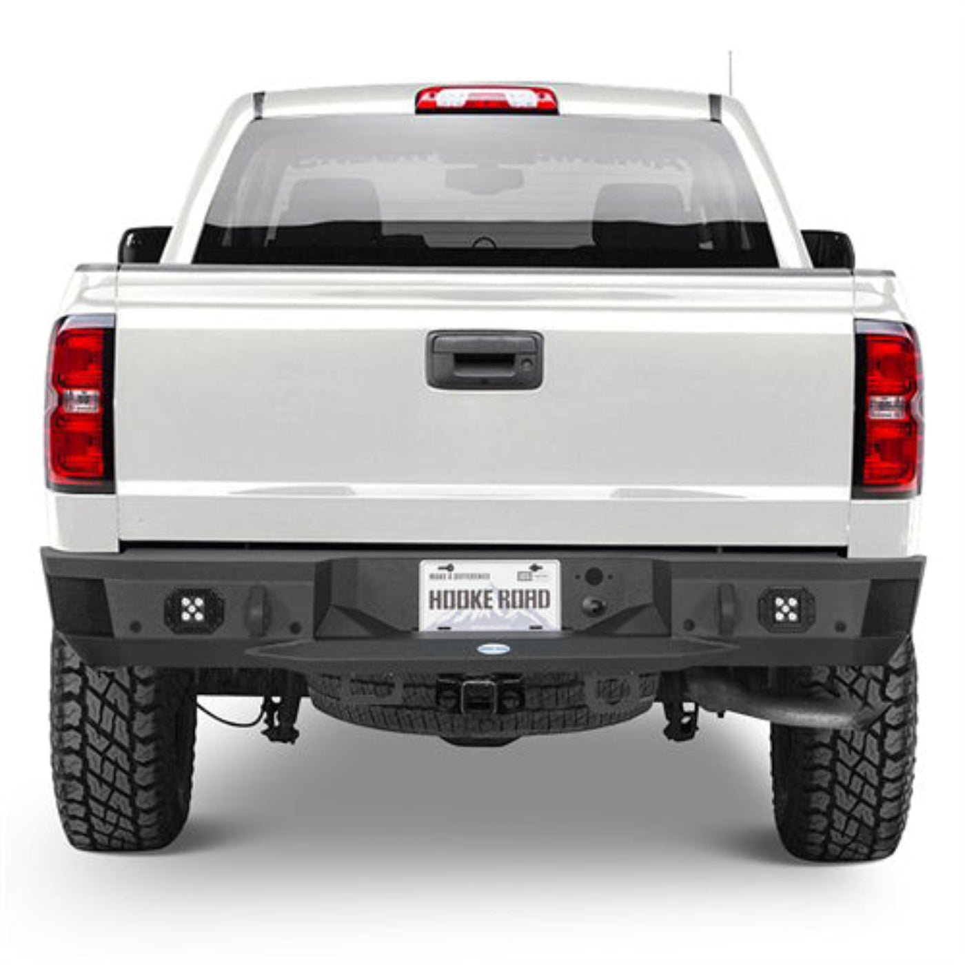 Hooke Road Rear Bumper (07-18 Chevy Silverado 1500) - HE.9036