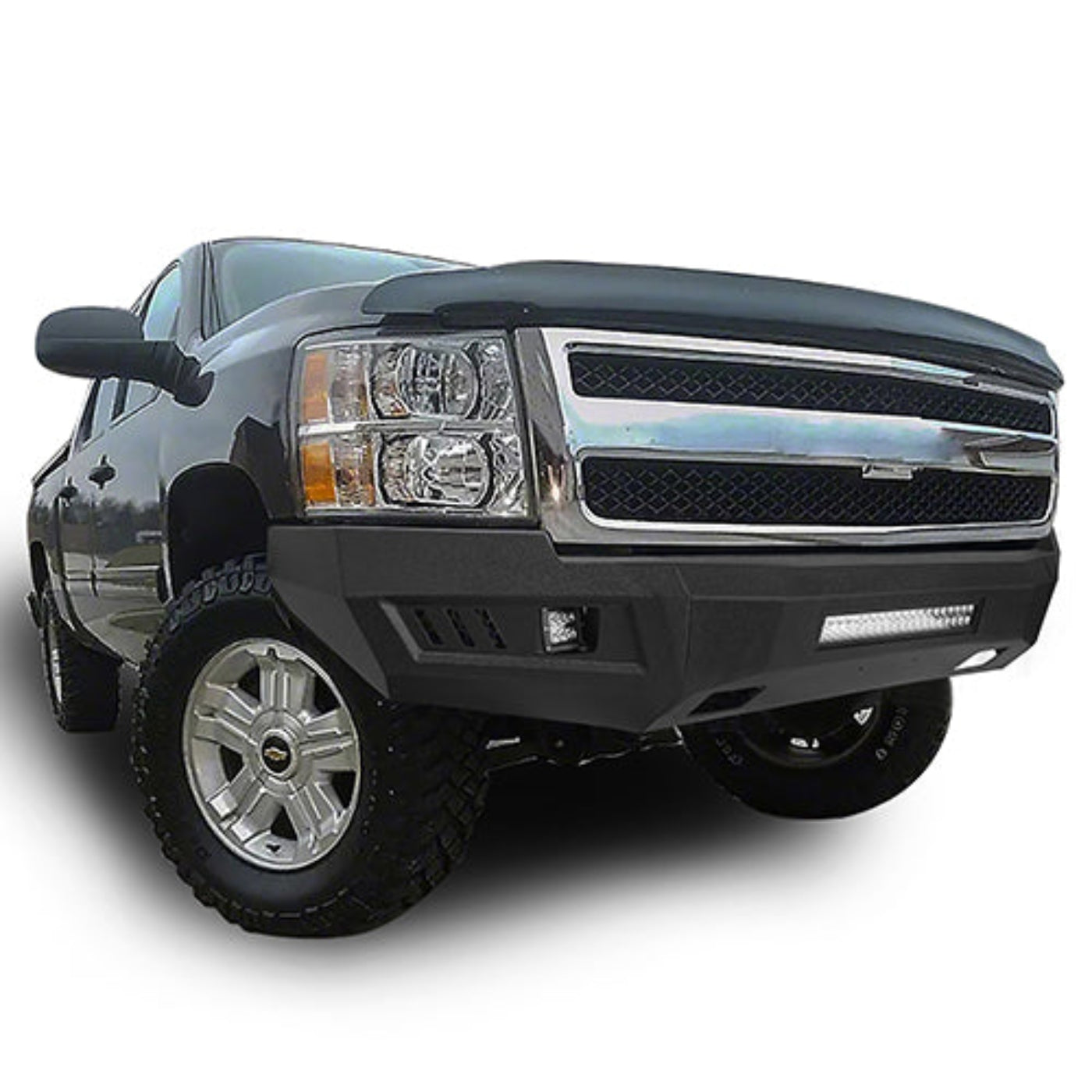 Hooke Road HR Front & Rear Bumper Combo(07-13 Chevy Silverado 1500)  - HE.9021&HE.9025&Z01