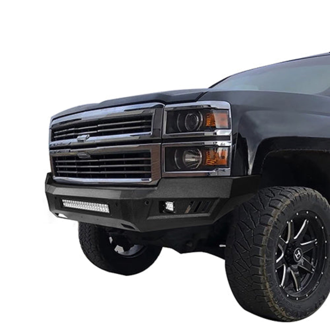 Hooke Road Chevrolet Front & Rear Bumper Combo(14-15 Chevy Silverado 1500) - HE.9022&HE.9025&Z01