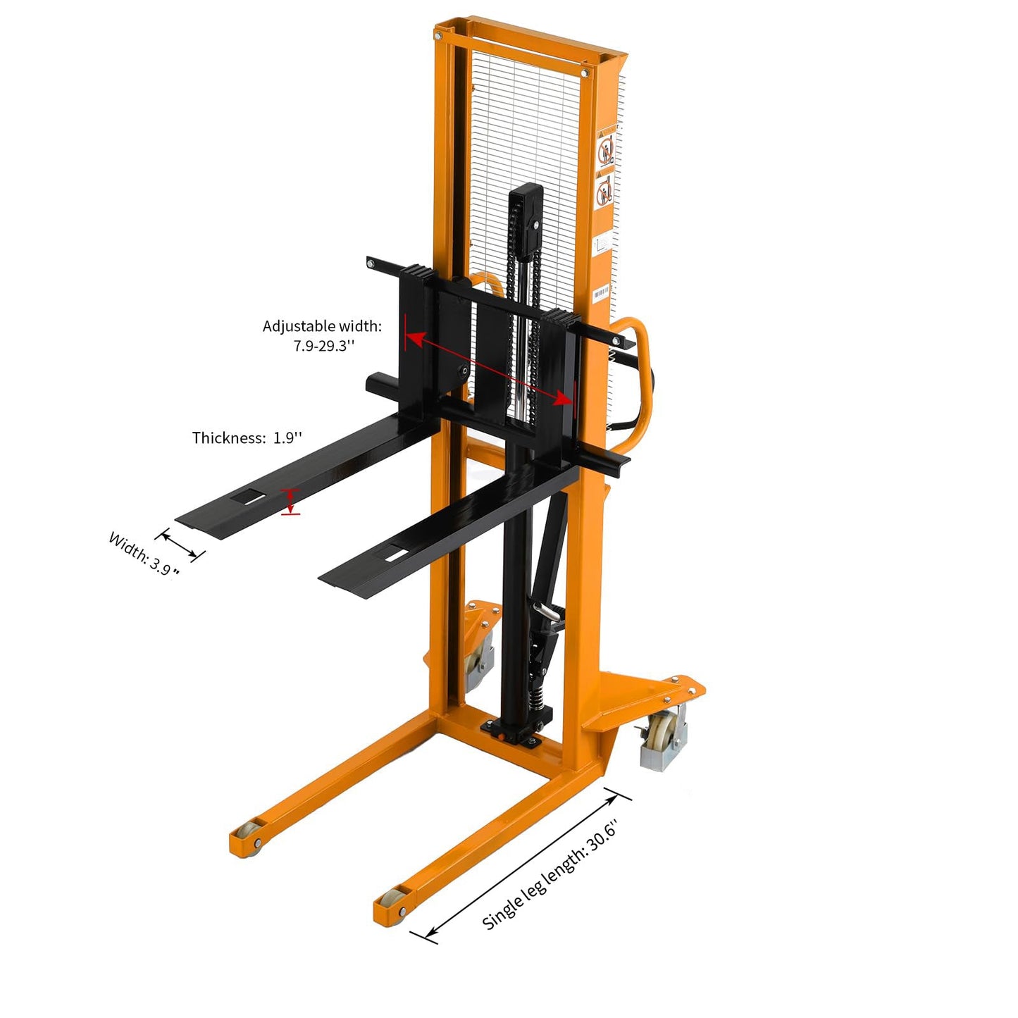Apollolift Manual Fixed-Leg Stacker - A-3002