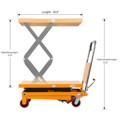 Apollolift Double Scissor Lift Table  - A-2007