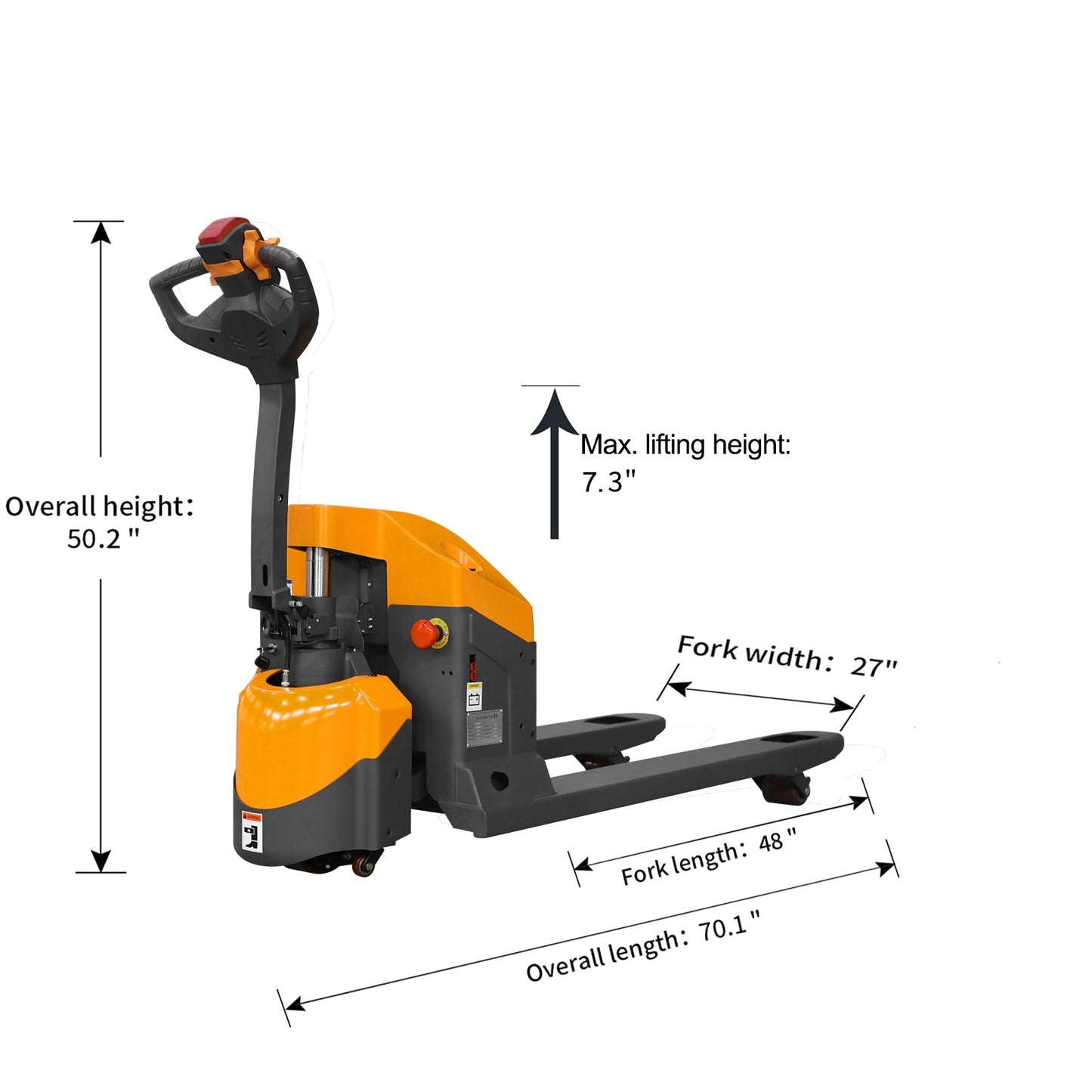 Apollolift Electric Walkie Pallet Truck - A-1029