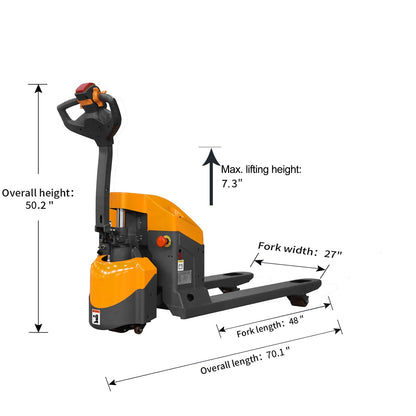 Apollolift Electric Walkie Pallet Truck - A-1029