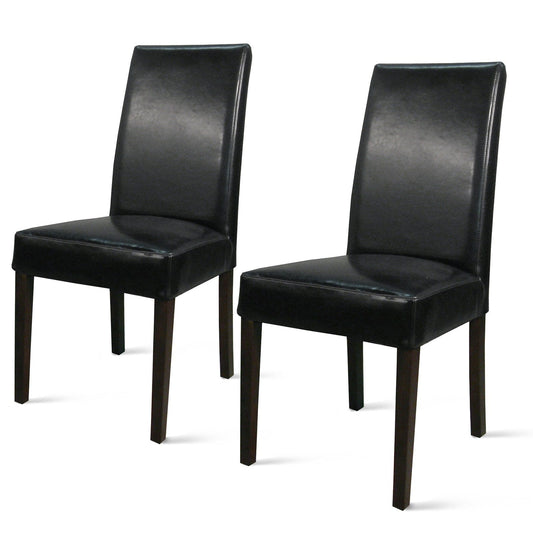 New Pacific Direct Hartford Bicast Leather Dining Chair, (Set of 2)  - 198140-23