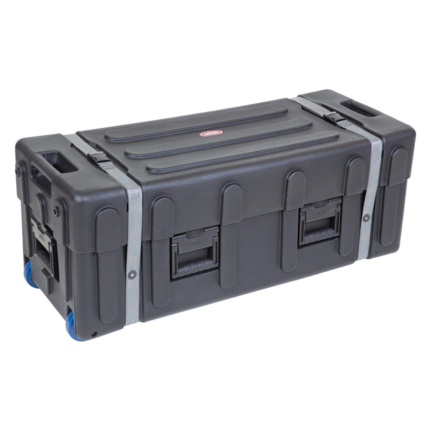 SKB Drum Hardware Case with Wheels, Durable Polyethylene Mobile Storage, Black - 420620