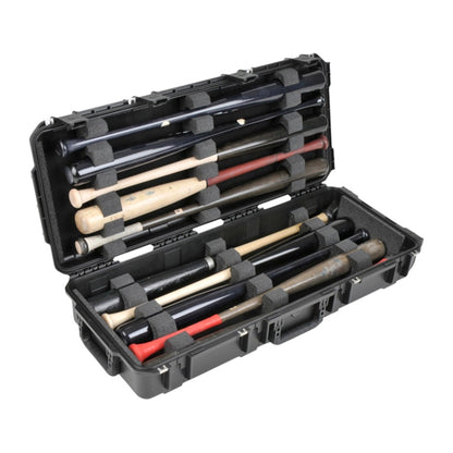 SKB iSeries Durable Baseball Bat Case for 10 Bats, Weatherproof, Secure Locks - 420651