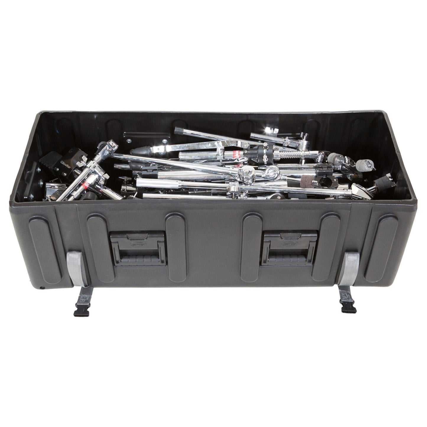 SKB Drum Hardware Case with Wheels, Durable Polyethylene Mobile Storage, Black - 420620