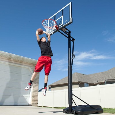 Lifetime Adjustable Portable Basketball Hoop 52-Inch Polycarbonate