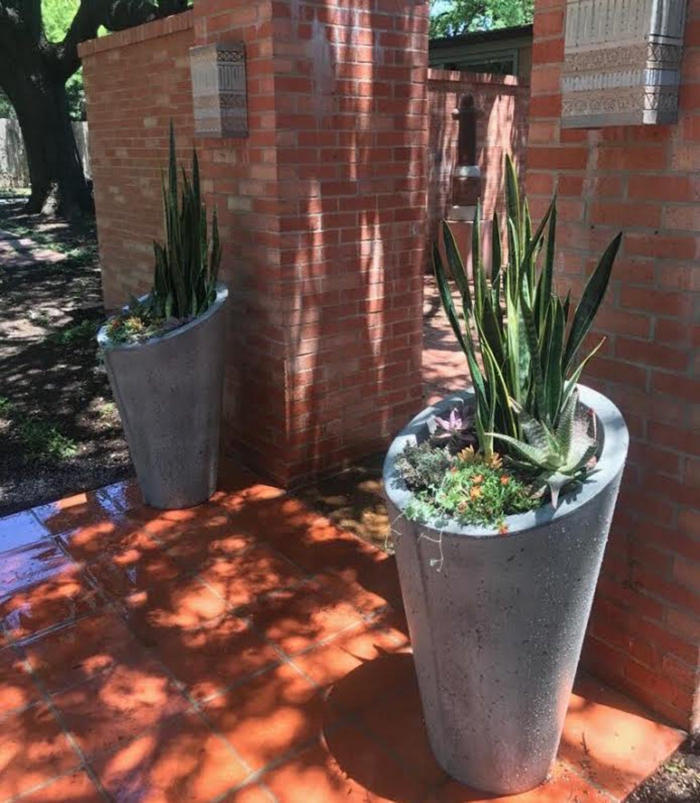 Slick Rock Bouquet Slim Planter - BS2236