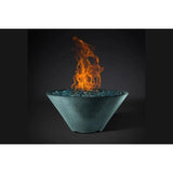 Slick Rock Concrete Ridgeline Conical Fire Bowl with Match Ignition - KRL22CMNG