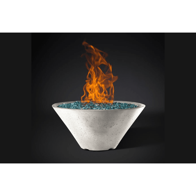 Slick Rock Concrete Ridgeline Conical Fire Bowl with Match Ignition - KRL22CMNG