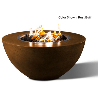 Slick Rock Concrete 34" Oasis Round Fire Bowl with Match Ignition - KOF34MNG