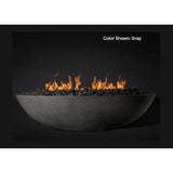 Slick Rock Concrete 60" Oasis Oval Fire Bowl with Electronic Ignition - KOF60EING