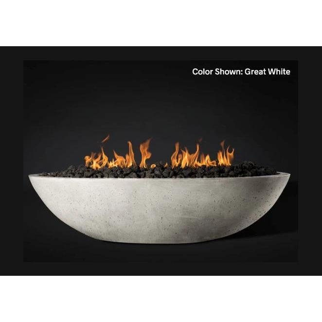 Slick Rock Concrete 60" Oasis Oval Fire Bowl with Electronic Ignition - KOF60EING