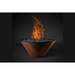 Slick Rock Concrete Ridgeline Conical Fire Bowl with Electronic Ignition - KRL22CEING