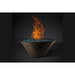 Slick Rock Concrete Ridgeline Conical Fire Bowl with Electronic Ignition - KRL22CEING