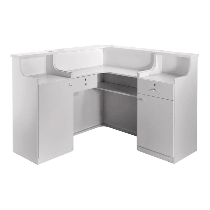 Salon Ambience Smart Italian Reception Desk w/ LED Light RD216 - SA-RD216