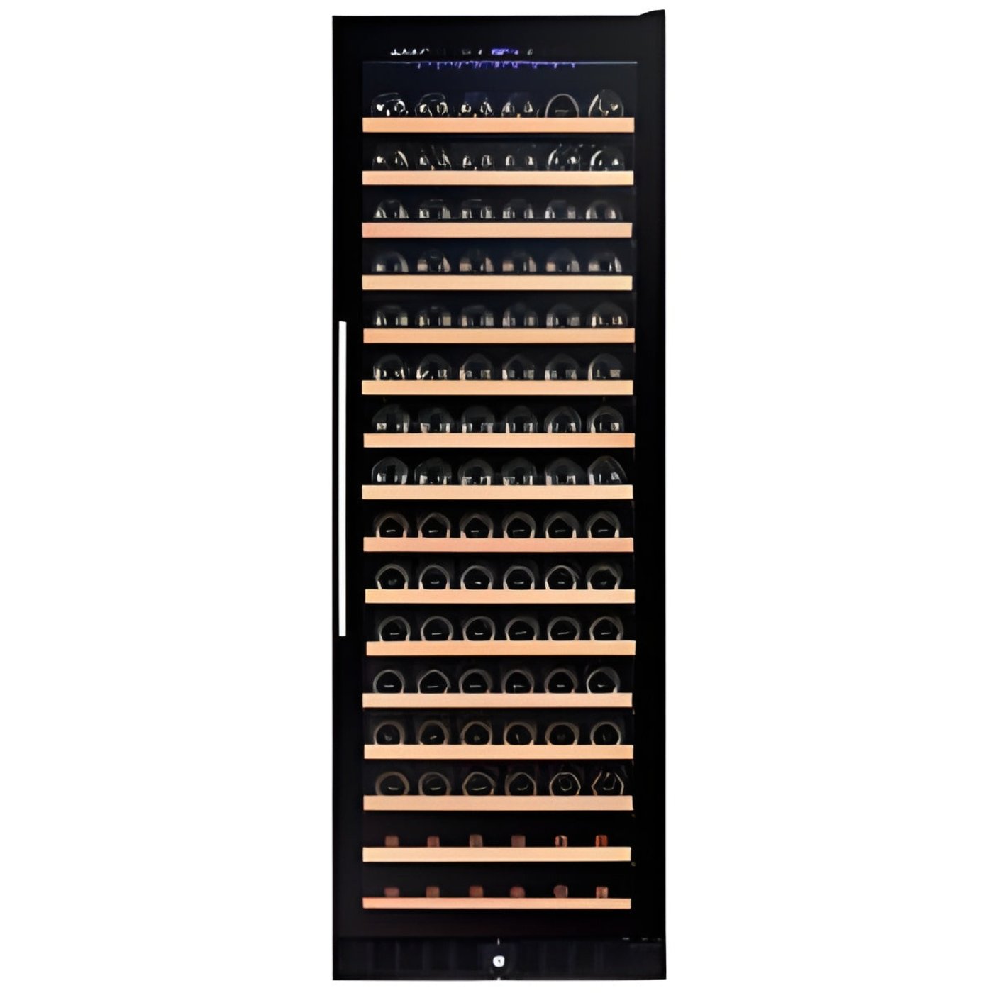 Smith and Hanks 166 Bottle Single Zone Wine Cooler, Smoked Black Glass Door - RW428SRG