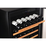 Smith and Hanks 166 Bottle Single Zone Wine Cooler, Stainless Steel Door Trim - RW428SR