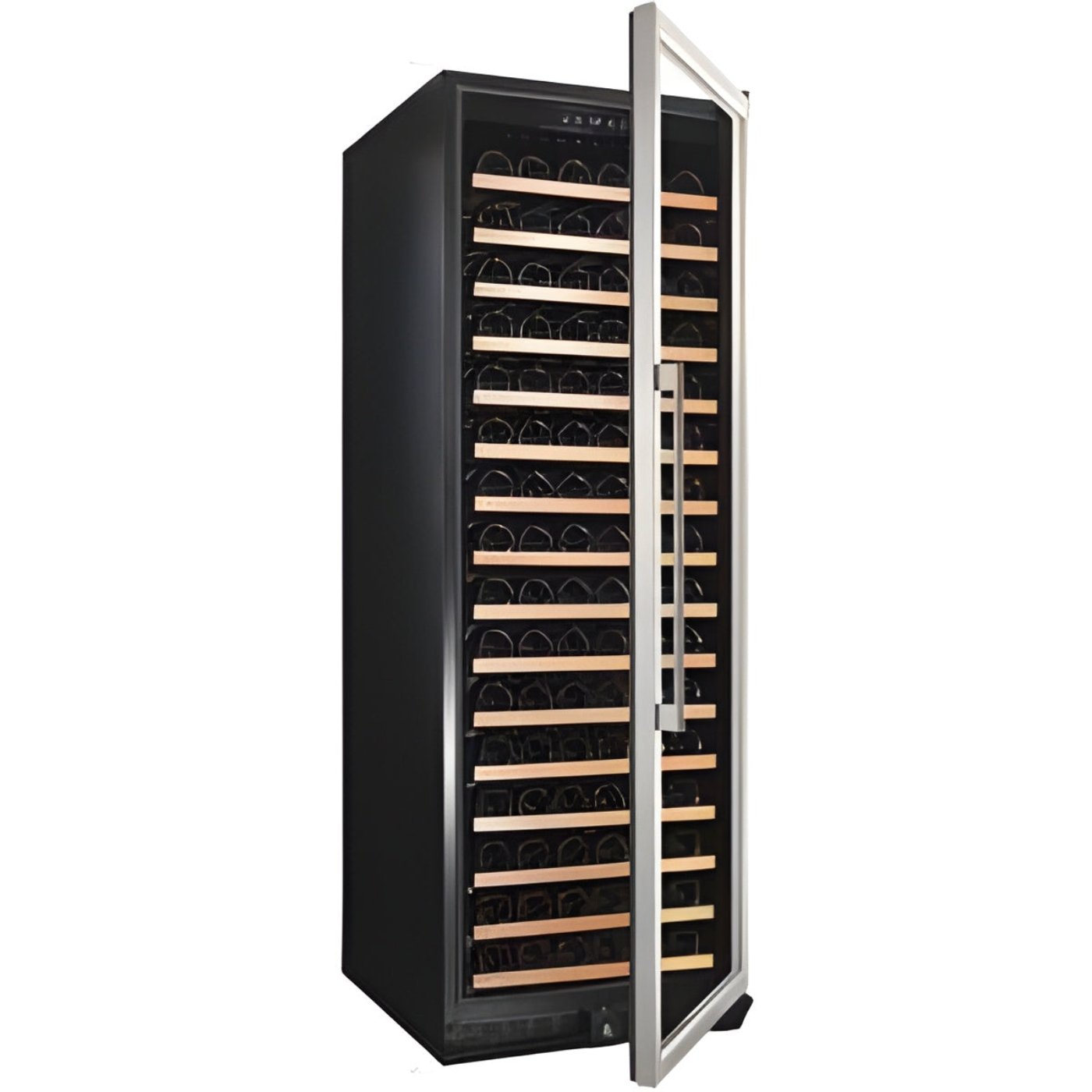 Smith and Hanks 166 Bottle Single Zone Wine Cooler, Stainless Steel Door Trim - RW428SR